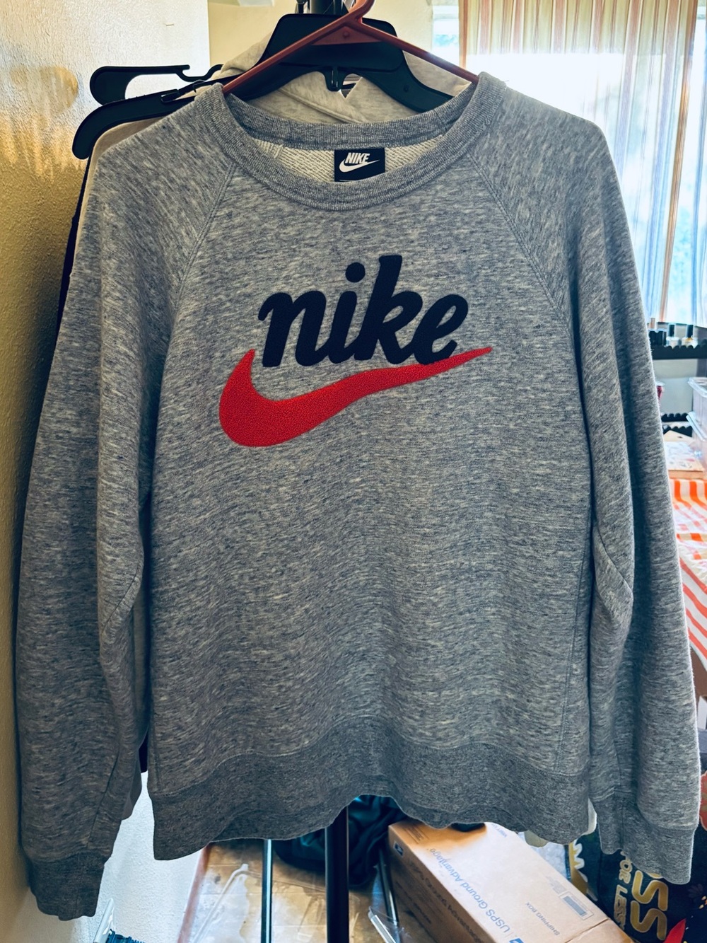 💙Blue/ash Nike crewneck medium💙
